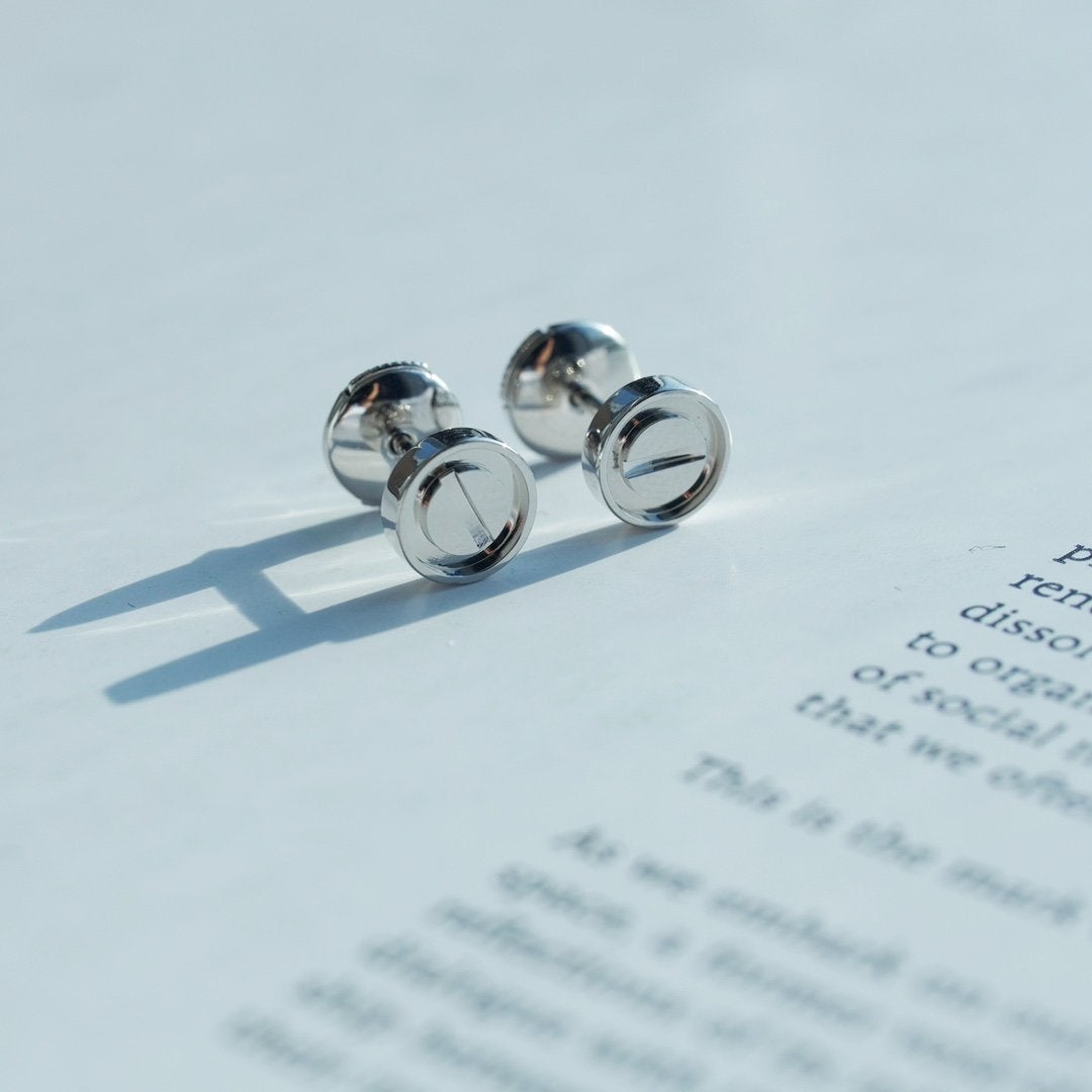 [Kincade Jewelery]LOVE EARRINGS SILVER 10MM