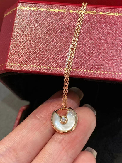 [Kincade Jewelery]AMULETTE ROSE GOLD MOP NECKLACE