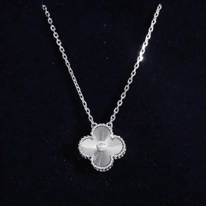 [Kincade Jewelery]Kincade  15MM DIAMOND LASER NECKLACE SILVER