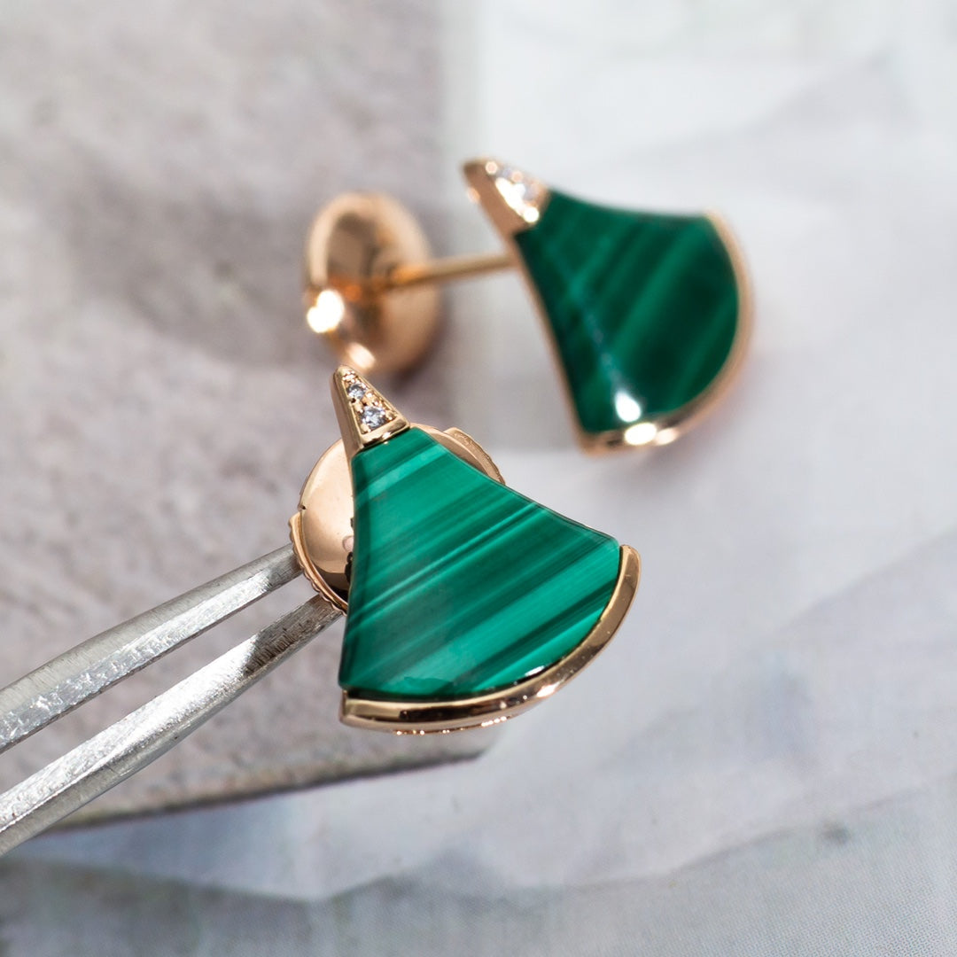 [Kincade Jewelery]DIVAS DREAM EARRINGS PINK GOLD