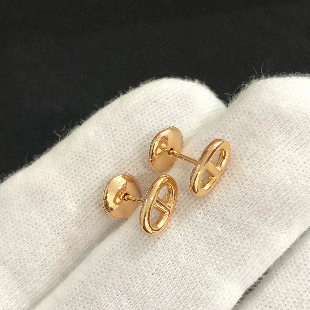 [Kincade Jewelery]CHAINE SMALL EARRINGS GOLD AND SILVER