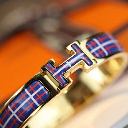[Kincade Jewelery]H TARTAN BRACELET 12MM