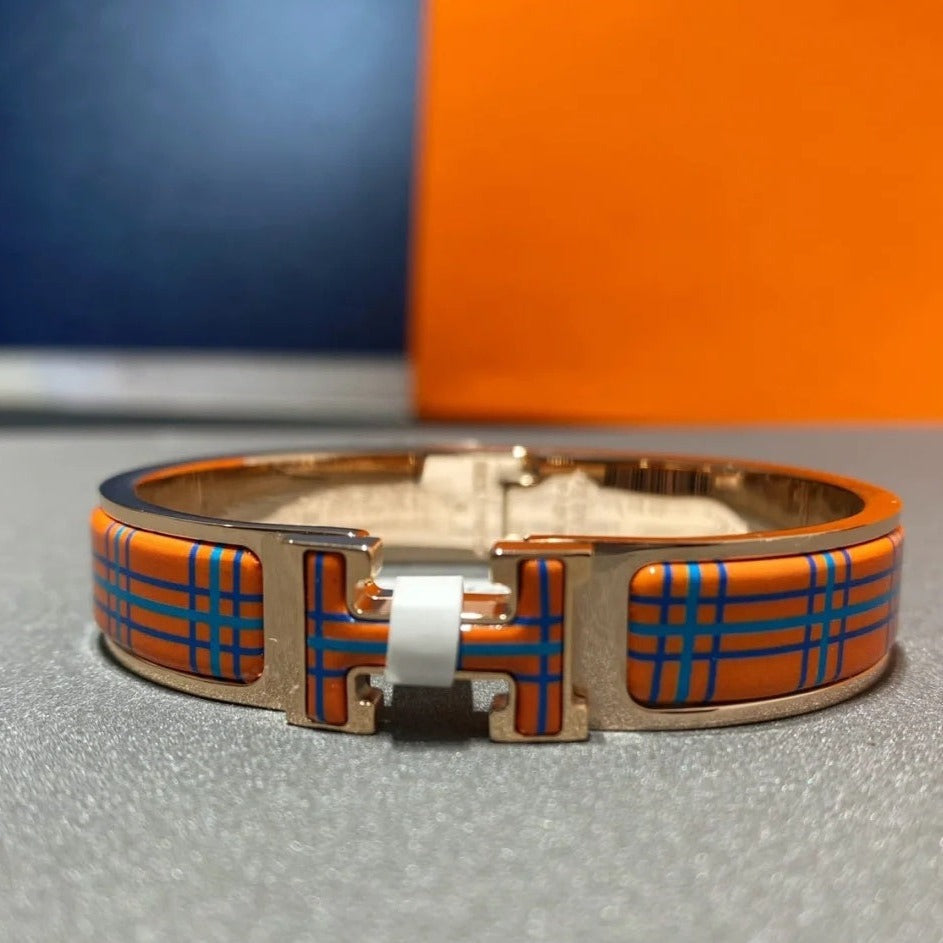 [Kincade Jewelery]H TARTAN BRACELET 12MM