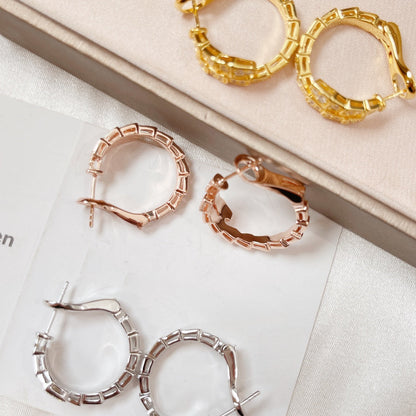 [Kincade Jewelery]SERPENTI EARRINGS DIAMOND