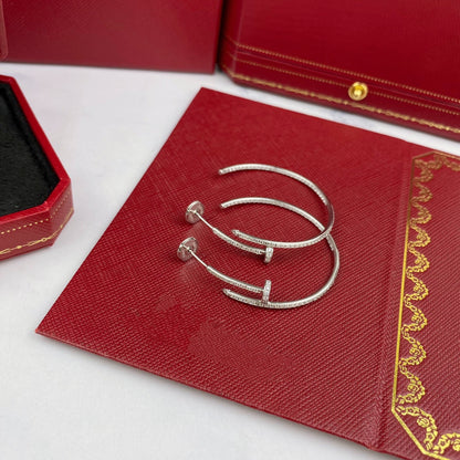 [Kincade Jewelery]JUSTE EARRINGS FULL DIAMONDS 1.8MM