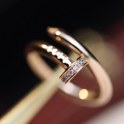 [Kincade Jewelery]JUSTE RING 2.65MM PINK GOLD DIAMOND