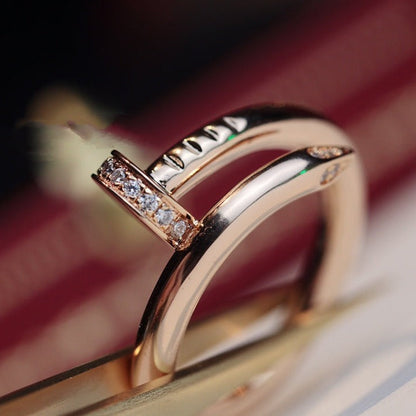 [Kincade Jewelery]JUSTE RING 2.65MM PINK GOLD DIAMOND