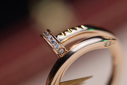 [Kincade Jewelery]JUSTE RING 2.65MM PINK GOLD DIAMOND