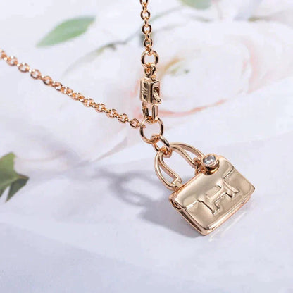 [Kincade Jewelery]AMULETTE PEDANT ROSE GOLD NECKLACE