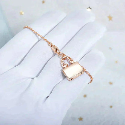 [Kincade Jewelery]AMULETTE PEDANT ROSE GOLD NECKLACE