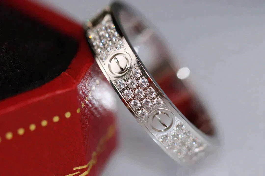 [Kincade Jewelery]LOVE RING 3.6MM DIAMOND PAVED