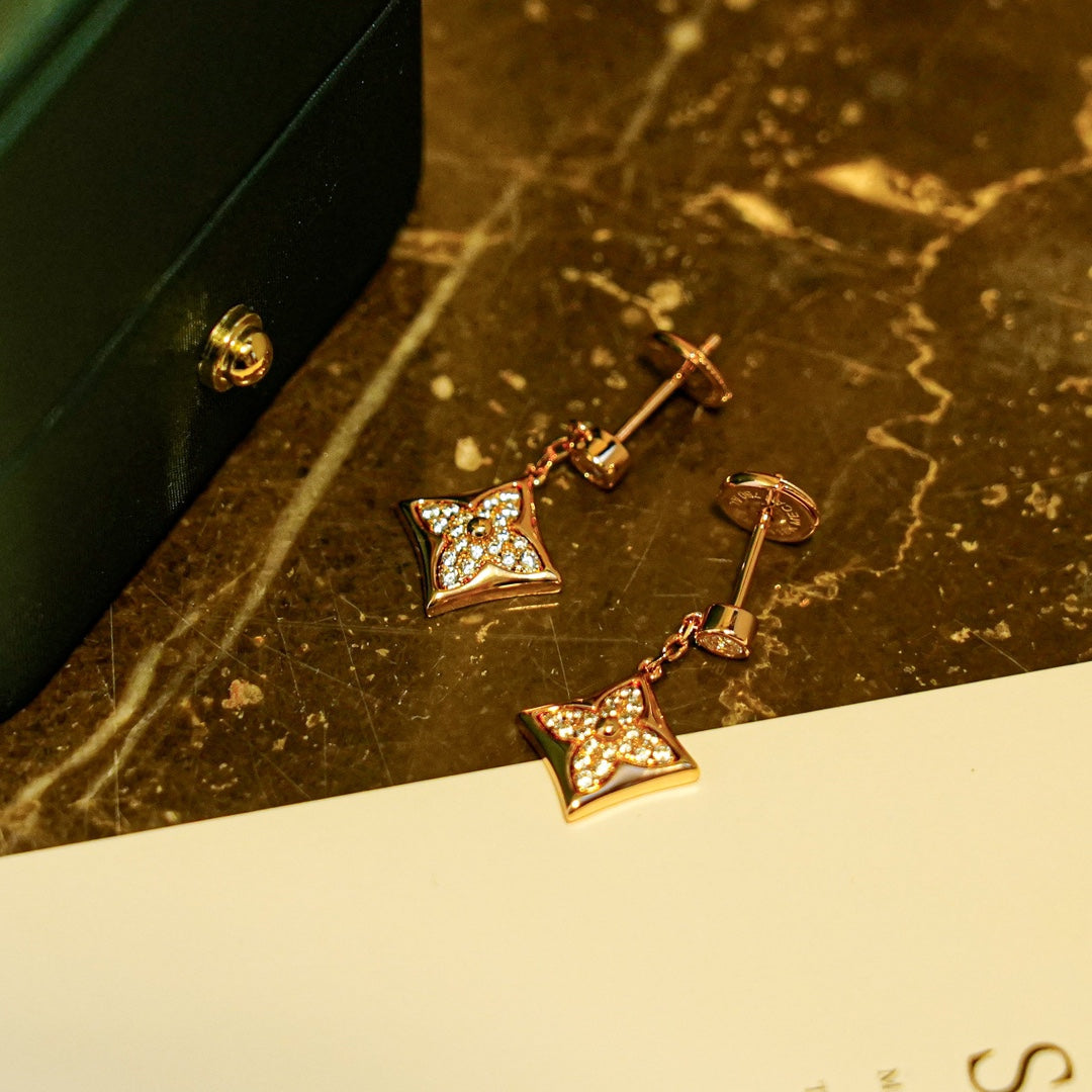 [Kincade Jewelery]STAR DIAMONDS EARRINGS GOLD