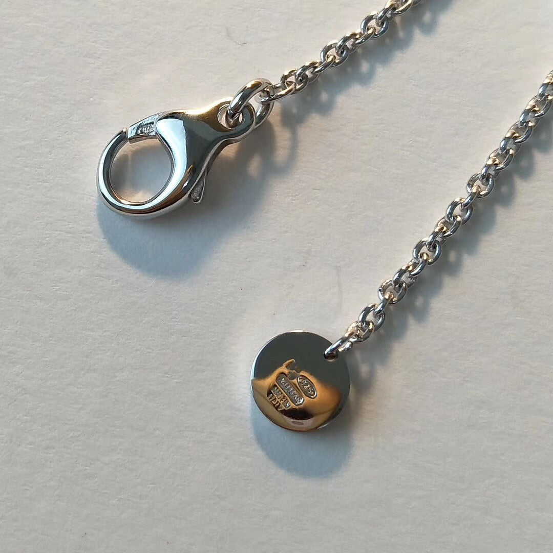 [Kincade Jewelery]ZERO 1 BLACK CERAMIC SILVER NECKLACE