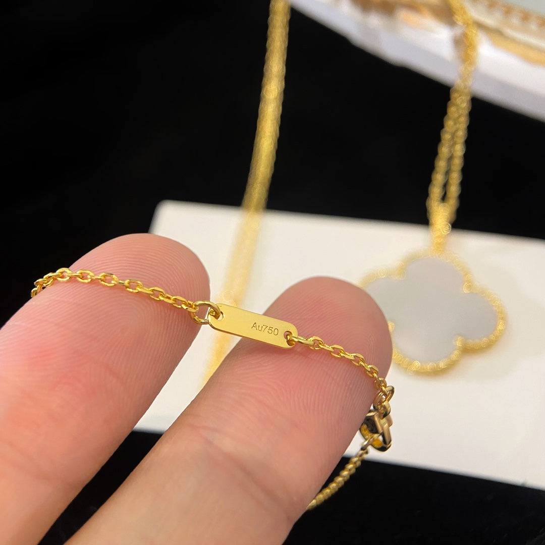 [Kincade Jewelery]Kincade 25MM MOP LARGE PENDANT NECKLACE