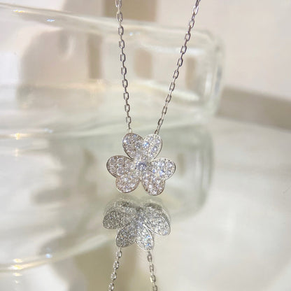[Kincade Jewelery]FLOWER DIAMOND NECKLACE