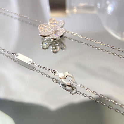 [Kincade Jewelery]FLOWER DIAMOND NECKLACE