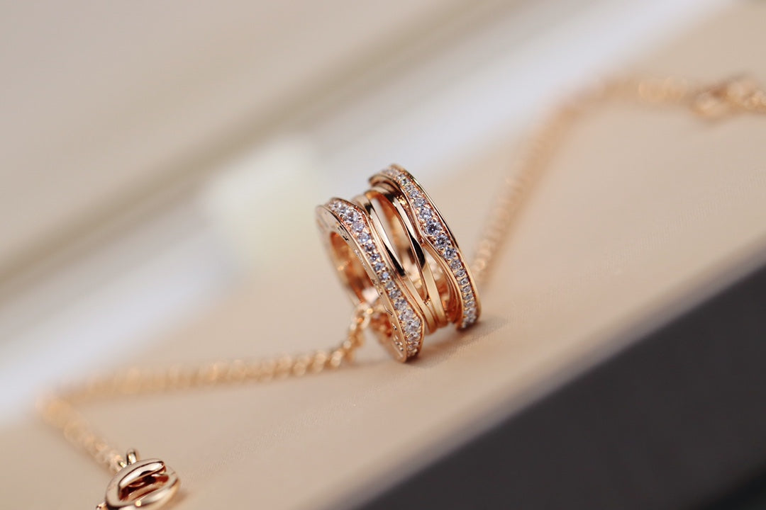 [Kincade Jewelery]ZERO 1 PINK GOLD NECKLACE