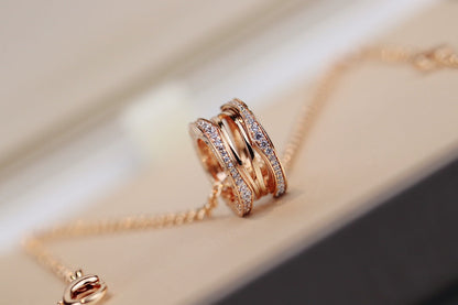 [Kincade Jewelery]ZERO 1 PINK GOLD NECKLACE