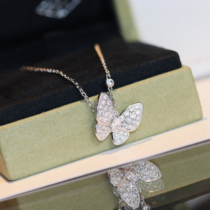 [Kincade Jewelery]BUTTERFLY DIAMOND NECKLACE
