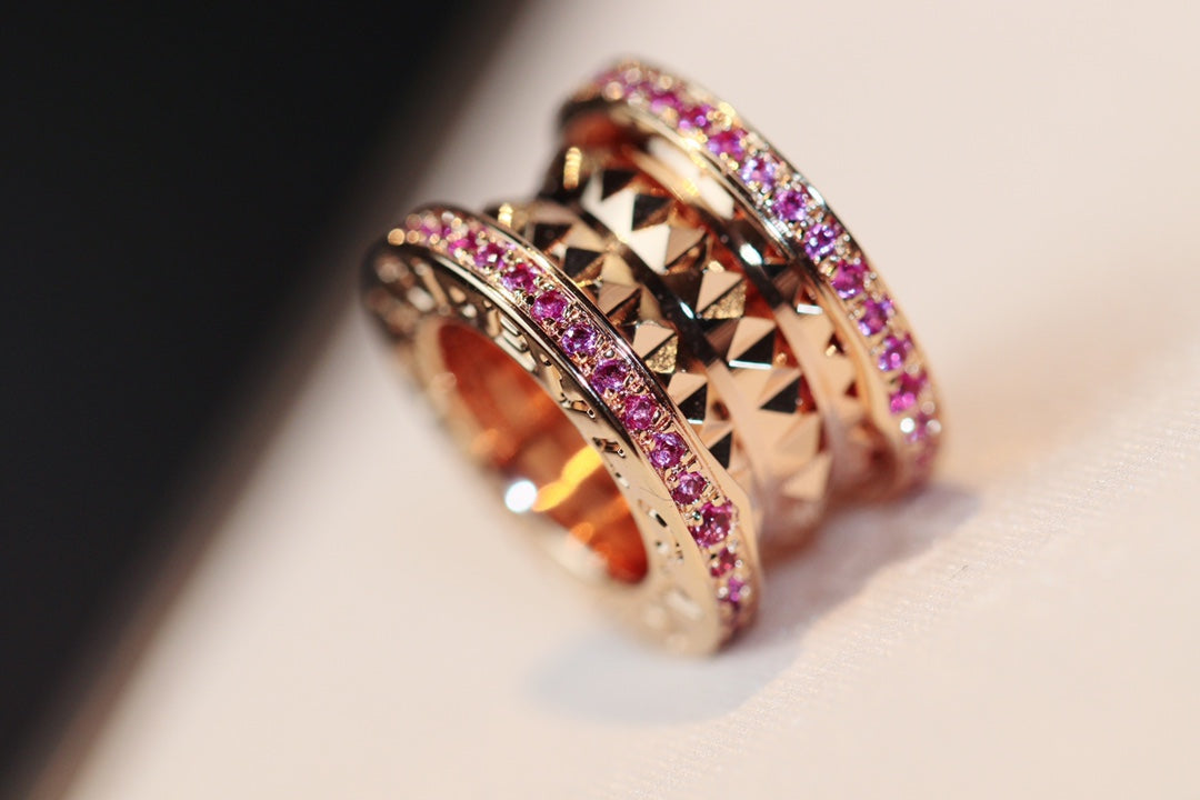 [Kincade Jewelery]ZERO 1 ROCK PINK GOLD PINK DIAMOND NECKLACE