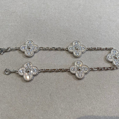 [Kincade Jewelery]Kincade 5 MOTIFS  DIAMOND BRACELET SILVER