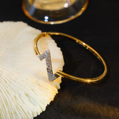 [Kincade Jewelery]VOLTE UPSITE DOWN GOLD DIAMOND BRACELET