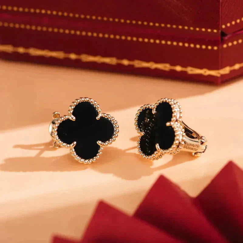 [Kincade Jewelery]Kincade MEDIUM 1 MOTIFS  ONYX STUD EARRINGS