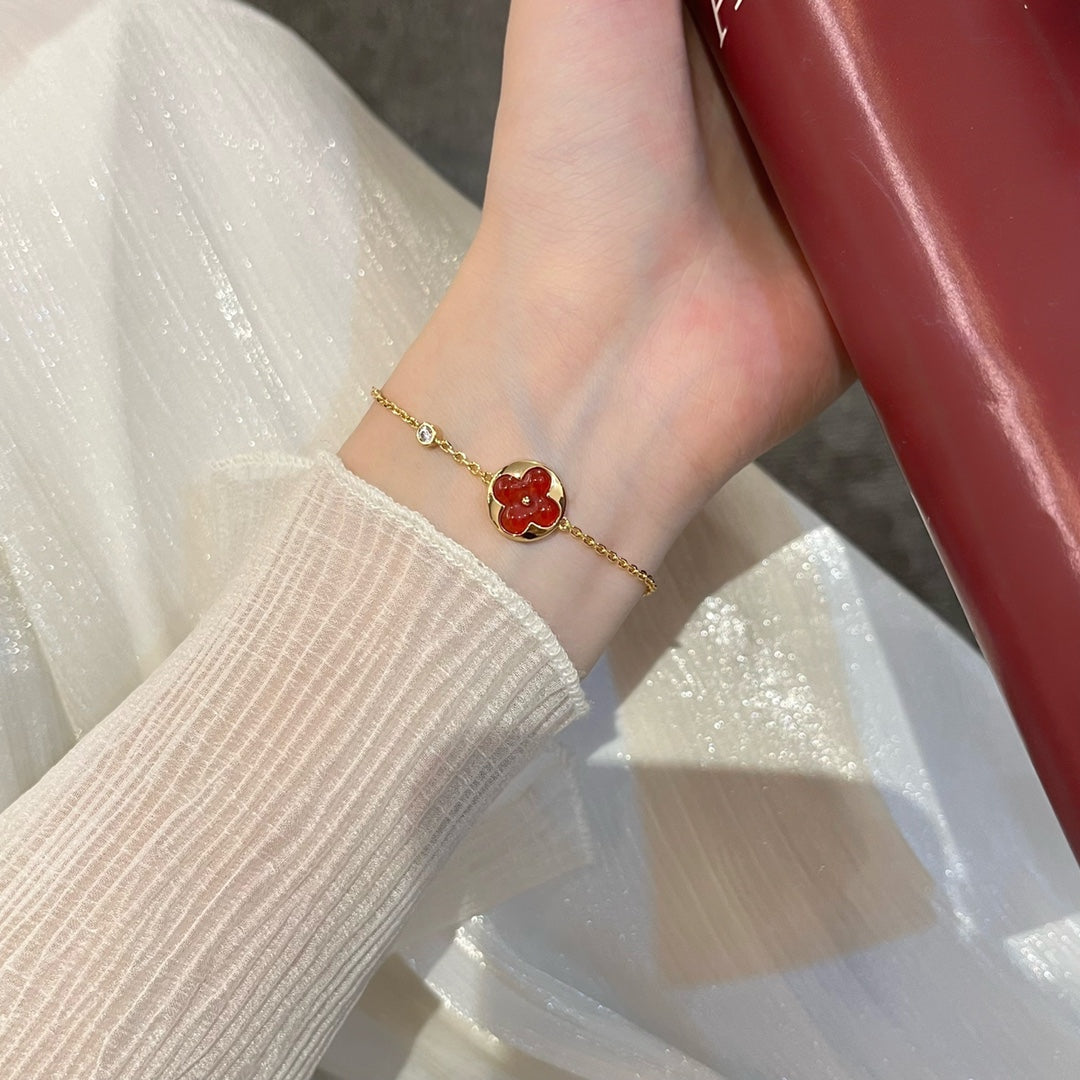 [Kincade Jewelery]SUN PEDANT CARNELIAN BRACELET