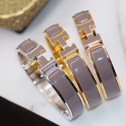 [Kincade Jewelery]H BRACELET 12MM BROWN