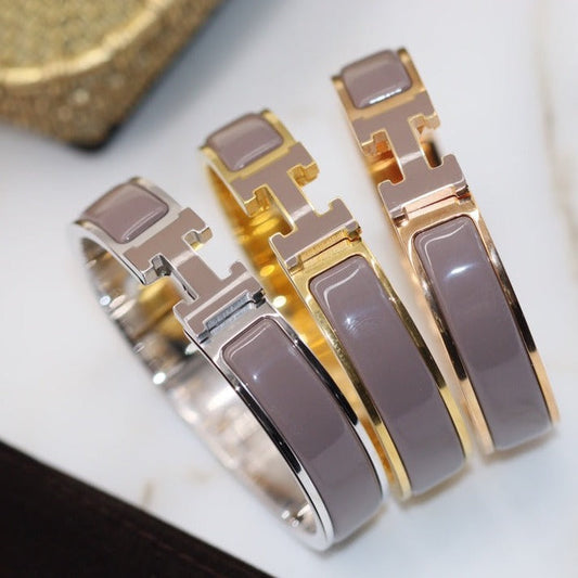 [Kincade Jewelery]H BRACELET 12MM BROWN