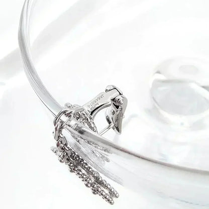 [Kincade Jewelery]Kincade 2 MOTIFS  DIAMOND ONYX EARRINGS SILVER