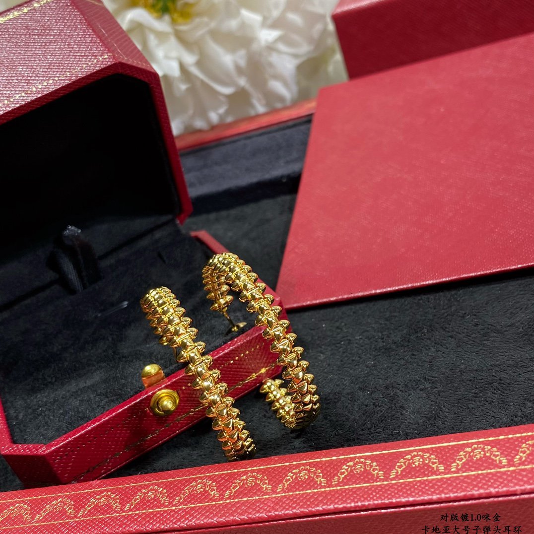 [Kincade Jewelery]CLASH LARGE HOOP EARRINGS