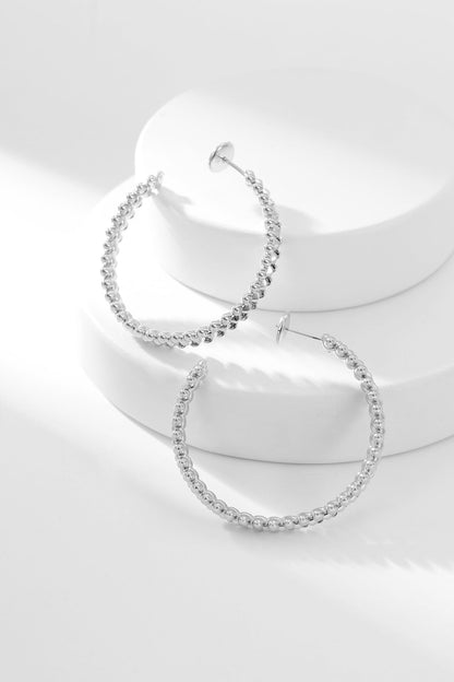 [Kincade Jewelery]CLASH HOOP EARRINGS