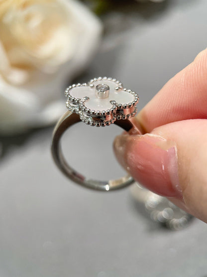 [Kincade Jewelery]Kincade SILVER MOP DIAMOND RING