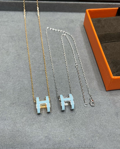 [Kincade Jewelery]POP H SKY BLUE NECKLACE
