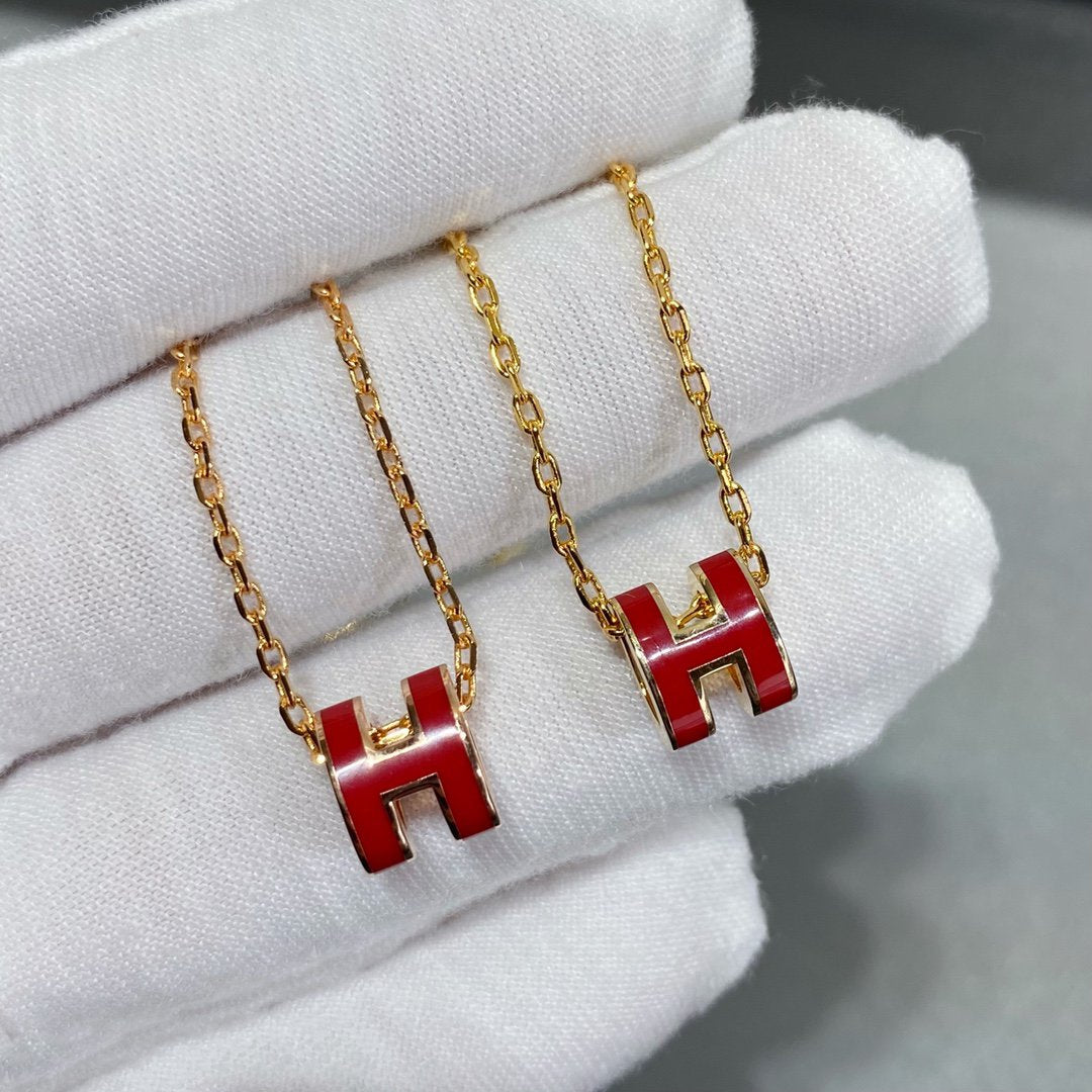 [Kincade Jewelery]MINI POP H NECKLACE