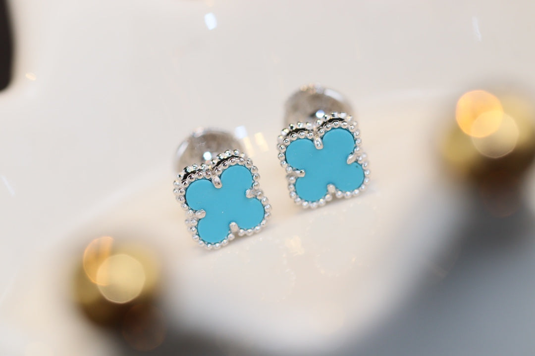 [Kincade Jewelery]Kincade MINI TURQUOISE SILVER STUD EARRINGS