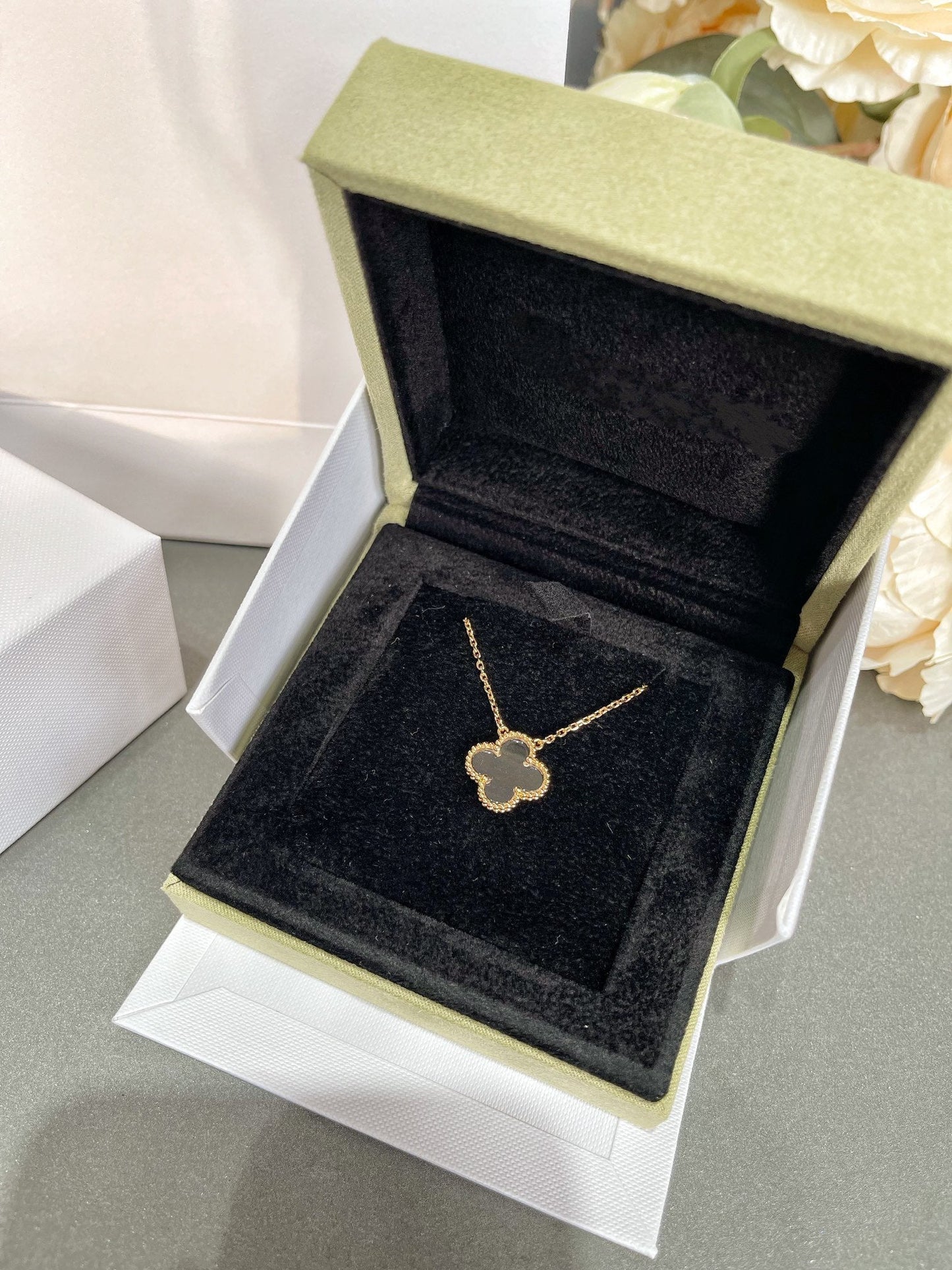 [Kincade Jewelery]Kincade ROCK CRYSTAL ROSE GOLD NECKLACE