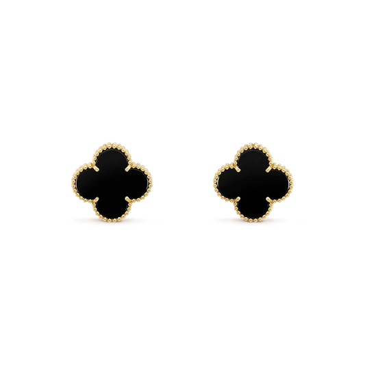 [Kincade Jewelery]Kincade MEDIUM 1 MOTIFS  ONYX STUD EARRINGS