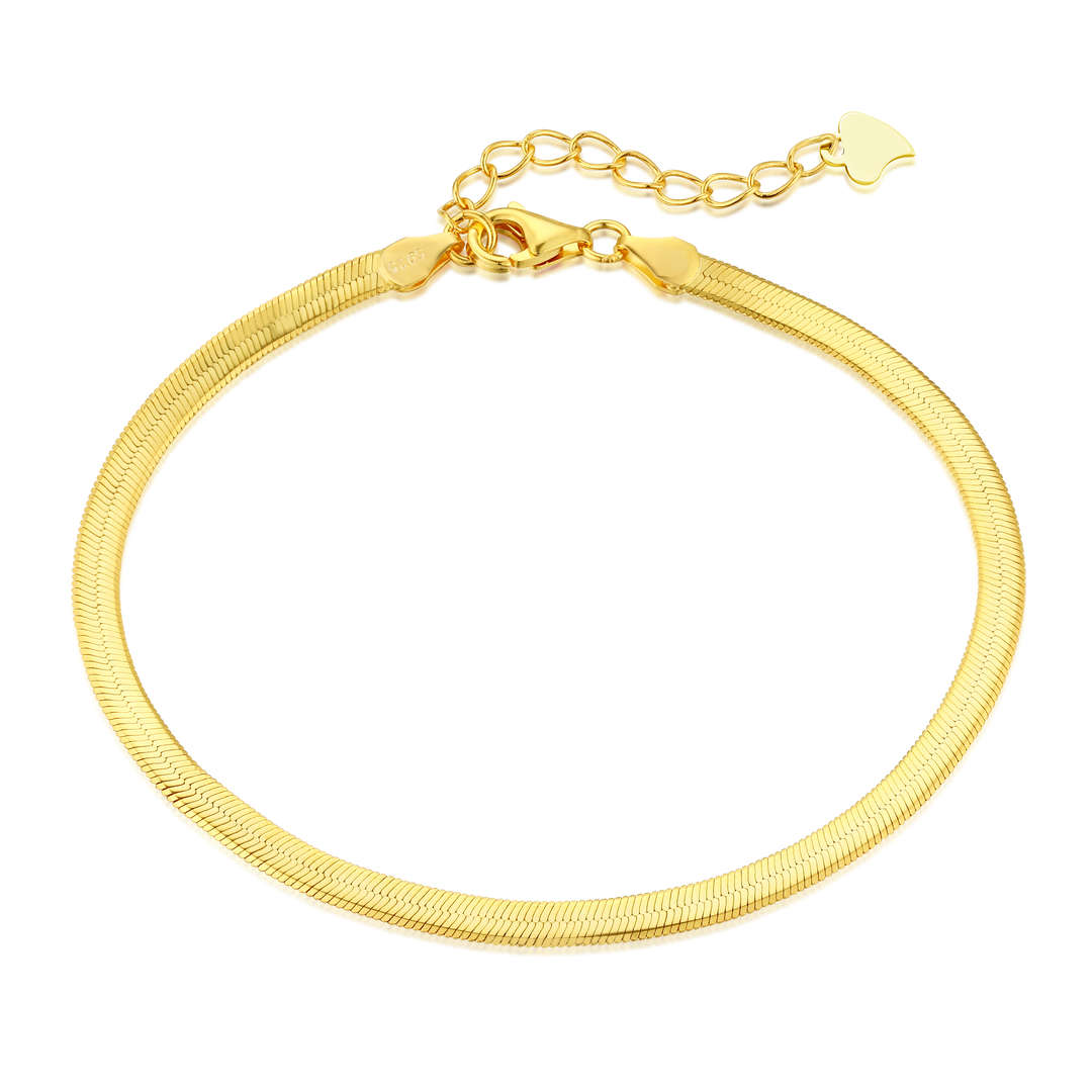 [Kincade Jewelery]Flat Snake Bone Chain Blade Necklace