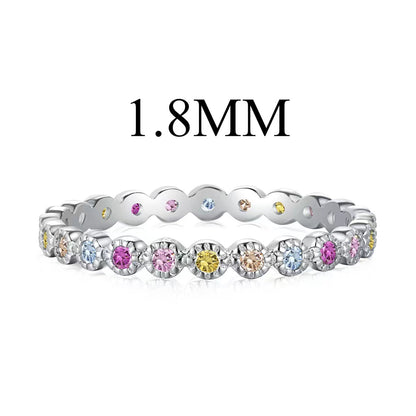 [Kincade Jewelery]Unique Scintillating Round Cut Daily Ring