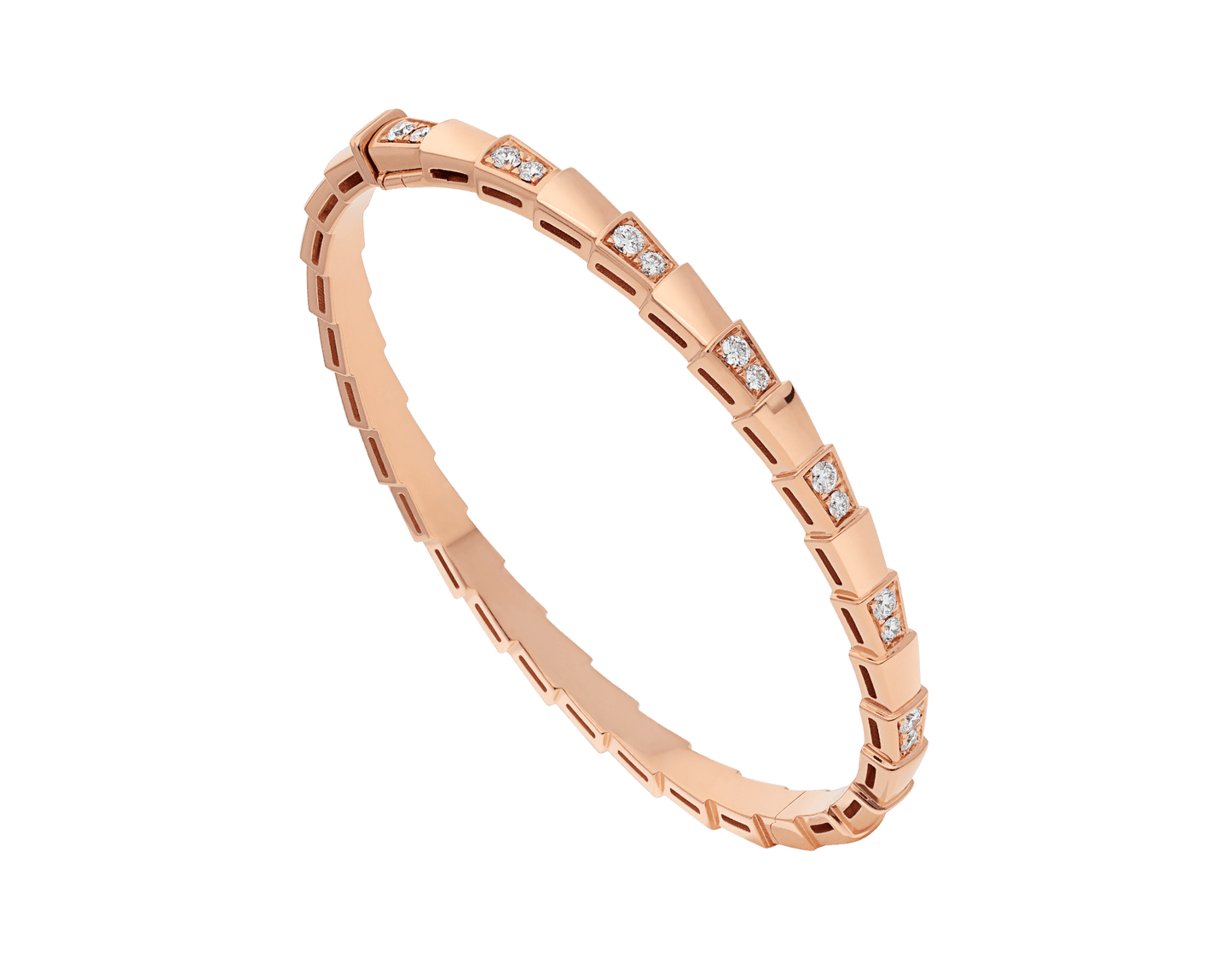 [Kincade Jewelery]SERPENTI SMALL BRACELET PINK GOLD DIAMOND