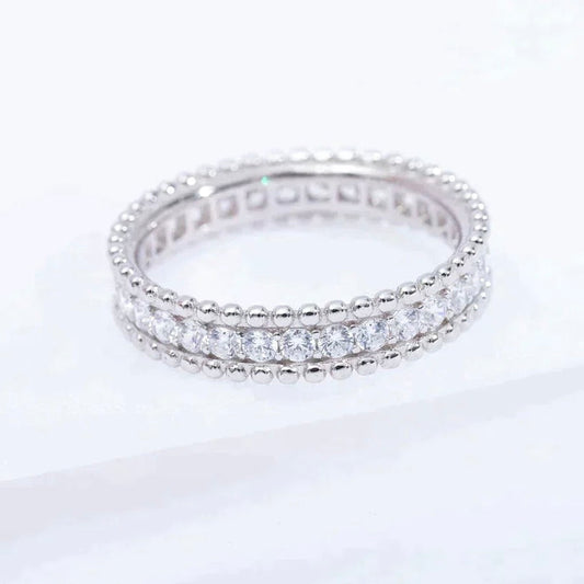 [Kincade Jewelery]PERLEE DIAMOND SILVER RING