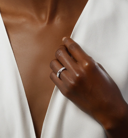 [Kincade Jewelery]ALLIANCE LIENS VIDENCE PAVED DIAMOND 4MM RING