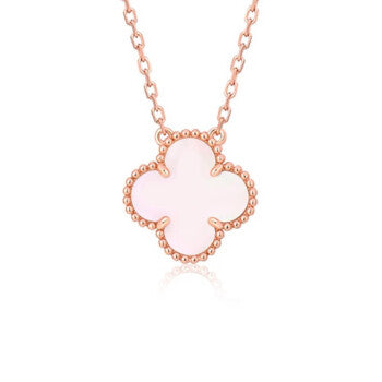 [Kincade Jewelery]Kincade 15MM PINK MOTHER-OF-PEARL SINGLE FLOWER NECKLACE