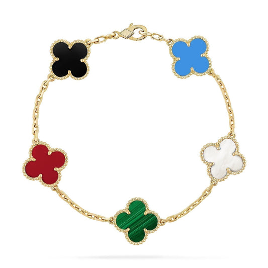 [Kincade Jewelery]Kincade 5 MOTIFS MULTICOLOR  BRACELET