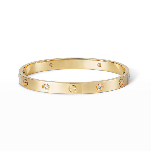 [Kincade Jewelery]LOVE BRACELET 6.1MM 4 DIAMONDS