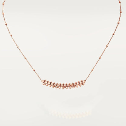 [Kincade Jewelery]CLASH PINK GOLD NECKLACE