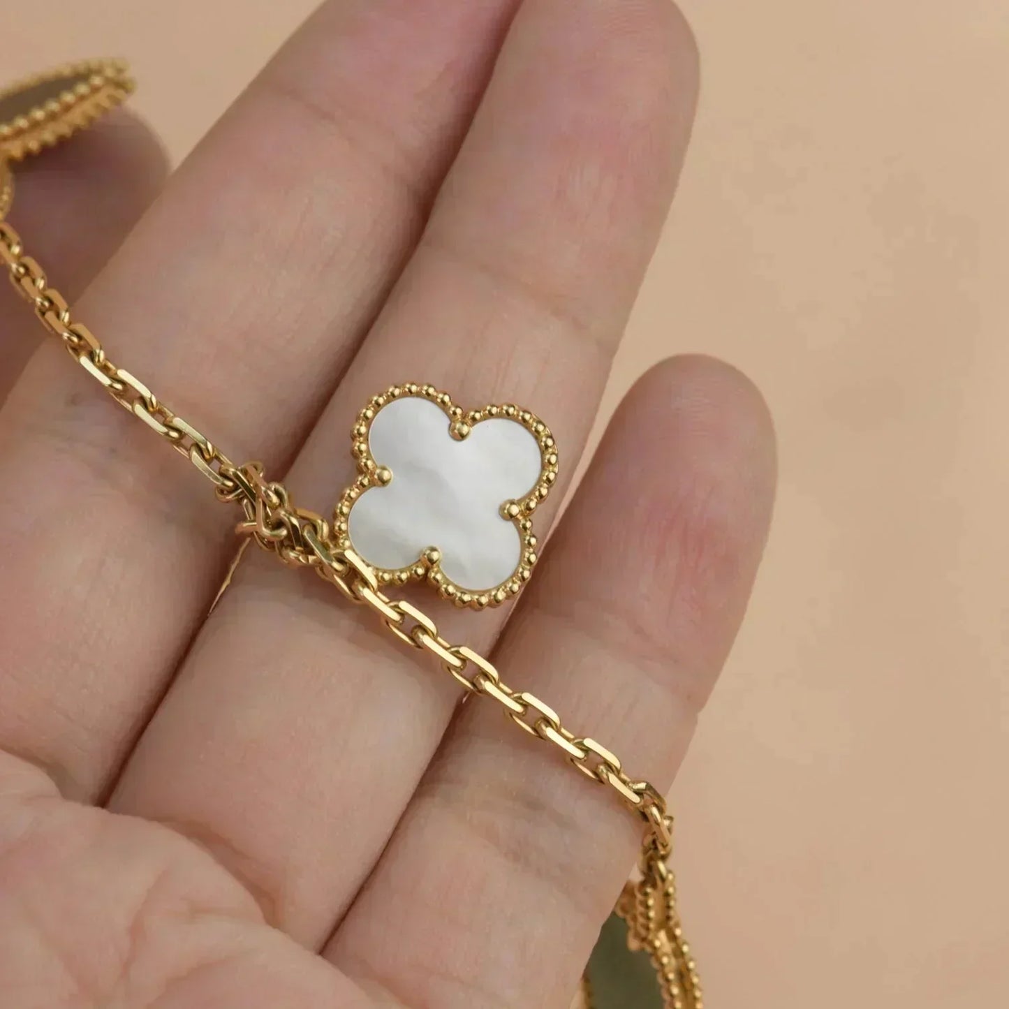 [Kincade Jewelery]LUCKY SPRING 5 MOTIF GOLD BRACELET