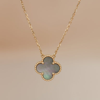 [Kincade Jewelery]Kincade 15MM  GRAY MOTHER OF PEARL NECKLACE